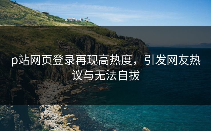 p站网页登录再现高热度，引发网友热议与无法自拔